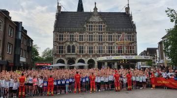  Foto: Start des Schülerlaufes, © Stadtmarketing Bocholt