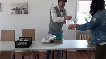 Essensausgabe Quartier Fildeken (Copyright: EWIBO Bocholt)