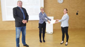 Übergabe Förderbescheid Innenstadtentwicklung