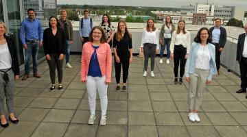 Ausbildung: Bürgermeister Peter Nebelo begrüßt neue Auszubildende (Copyright: Foto: Bruno Wansing, Stadt Bocholt)