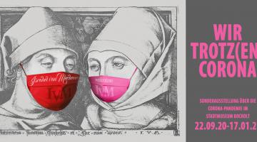 Sonderausstellung "Wir trotz(en) Corona" (Copyright: Grafik: Ingo Krasenbrink)