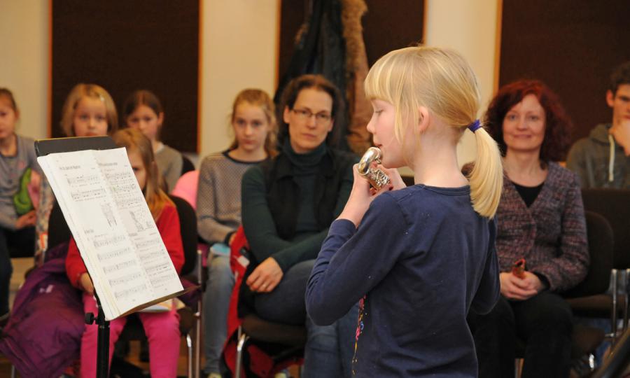 Musikschule: Workshop Holzbläser (Copyright: Bruno Wansing, Stadt Bocholt)