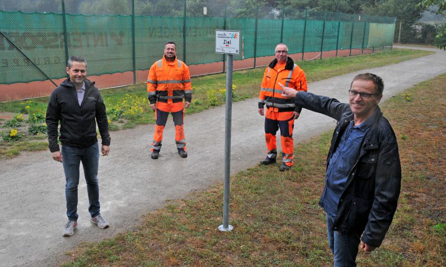 Sportstadt Bocholt: Halbmarathonstrecke dauerhaft ausgeschildert Sportstadt Bocholt: Halbmarathonstrecke dauerhaft ausgeschildert