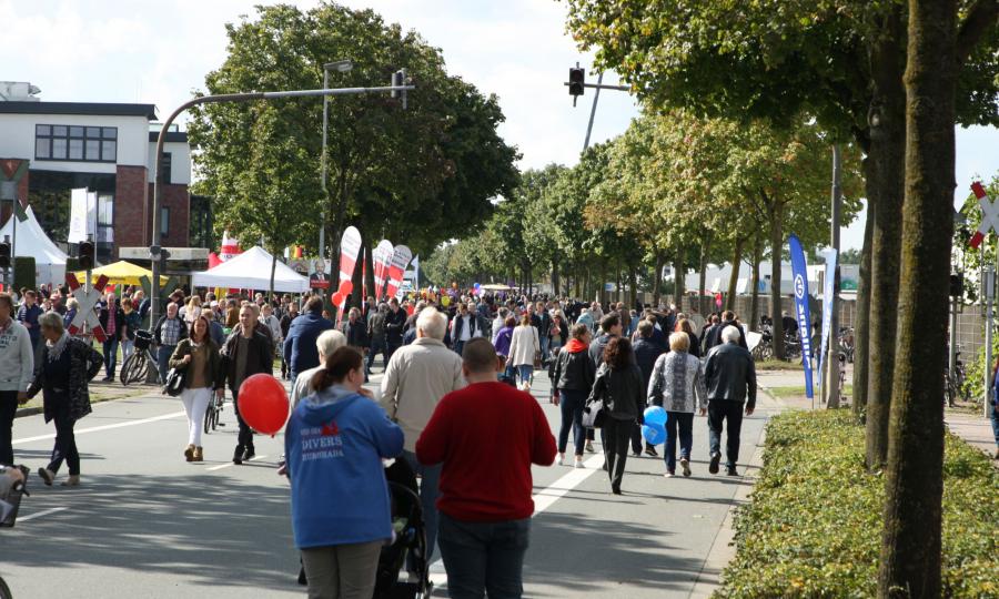 Besucher des I-Parks aus dem Jahr 2017 (Stadtmarketing Bocholt)