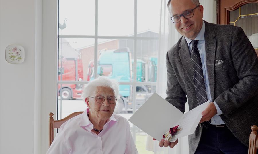 Elisabeth Harhuis 100 Jahre (Copyright: Stadt Bocholt) Elisabeth Harhuis 100 Jahre (Copyright: Stadt Bocholt)
